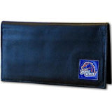 Boise St. Broncos Deluxe Leather Checkbook Cover - Flyclothing LLC