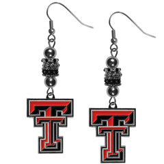 Texas Tech Raiders Euro Bead Earrings - Flyclothing LLC