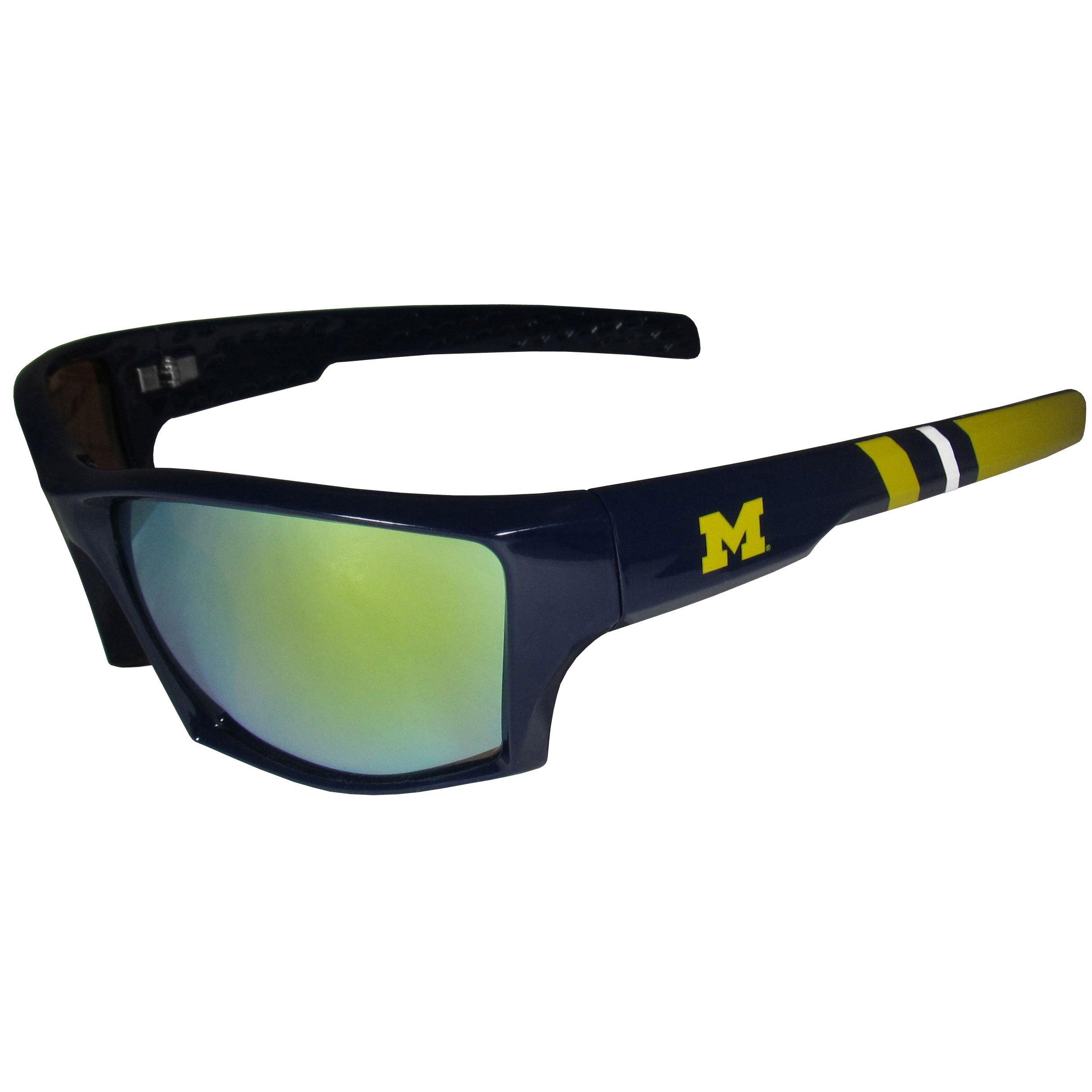 Michigan Wolverines Edge Wrap Sunglasses - Flyclothing LLC