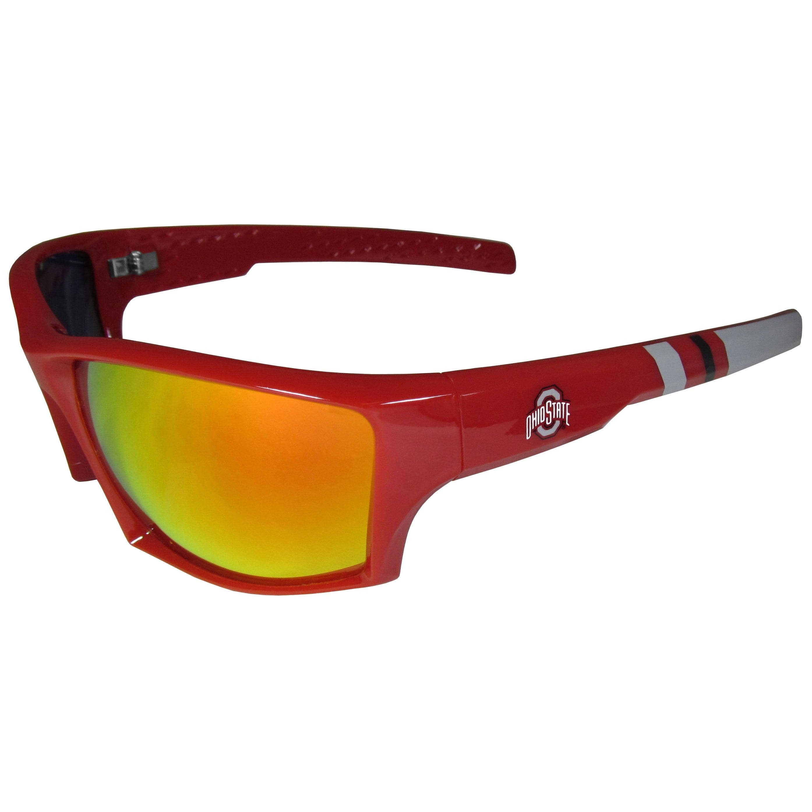 Ohio St. Buckeyes Edge Wrap Sunglasses - Siskiyou Buckle