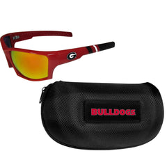 Georgia Bulldogs Edge Wrap Sunglass and Case Set - Flyclothing LLC