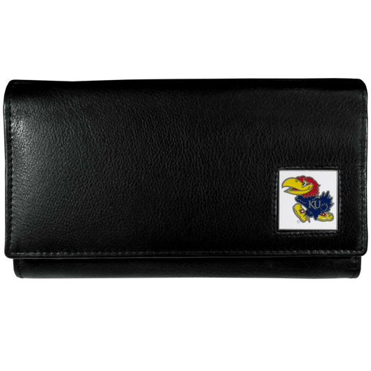 Kansas Jayhawks Leather Women's Wallet - Flyclothing LLC