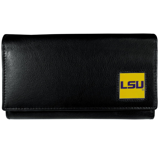 LSU Tigers Leather Women's Wallet - Flyclothing LLC