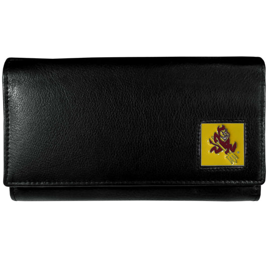 Arizona St. Sun Devils Leather Women's Wallet - Flyclothing LLC