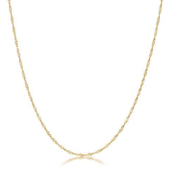 16 Inch Gold Twisted Fashion Chain - Flyclothing LLC