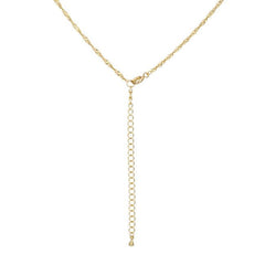 16 Inch Gold Twisted Fashion Chain - Flyclothing LLC