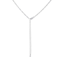 16 Inch Silver Twisted Chain - JGI