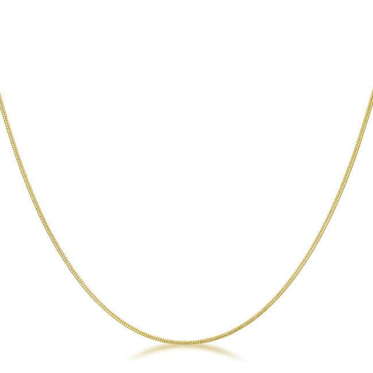 18 Inch Golden Snake Chain - Flyclothing LLC