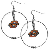 Oklahoma State Cowboys 2 Inch Hoop Earrings - Flyclothing LLC