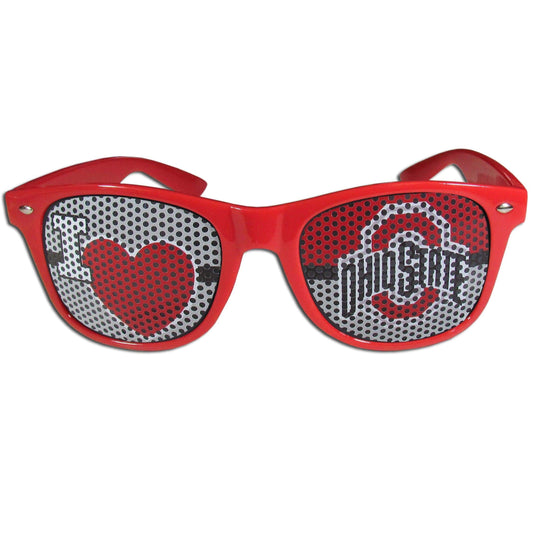 Ohio St. Buckeyes I Heart Game Day Shades - Siskiyou Buckle