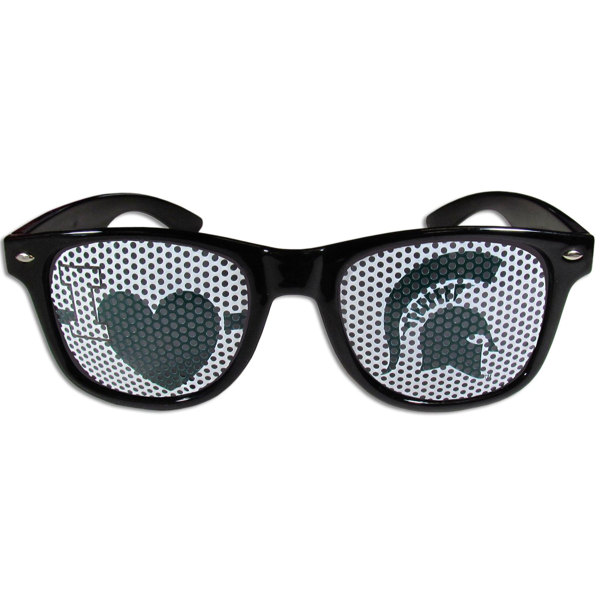 Michigan St. Spartans I Heart Game Day Shades - Flyclothing LLC