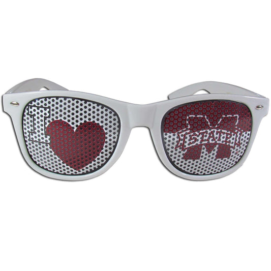 Mississippi St. Bulldogs I Heart Game Day Shades - Siskiyou Buckle