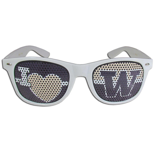 Washington Huskies I Heart Game Day Shades - Flyclothing LLC