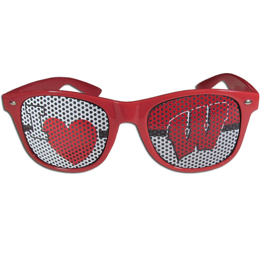 Wisconsin Badgers I Heart Game Day Shades - Flyclothing LLC