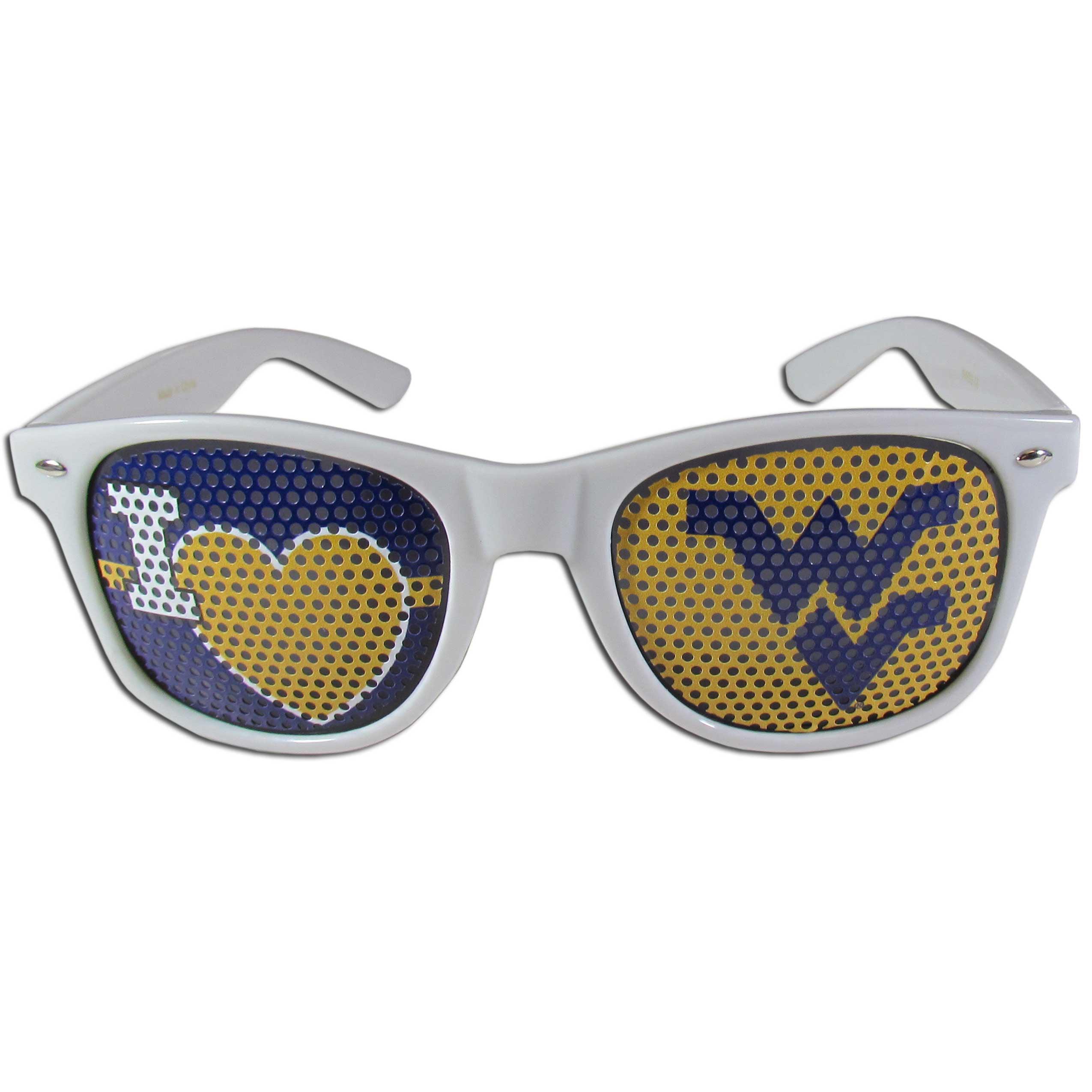 W. Virginia Mountaineers I Heart Game Day Shades - Flyclothing LLC