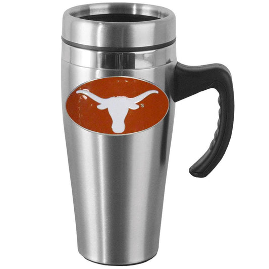 Texas Longhorns Steel Travel Mug w/Handle - Flyclothing LLC