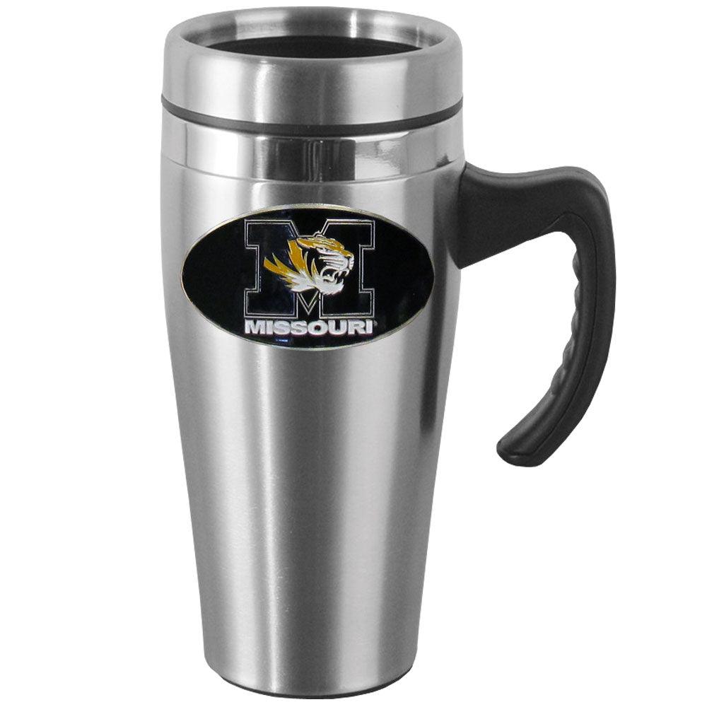 Missouri Tigers Steel Travel Mug w/Handle - Flyclothing LLC