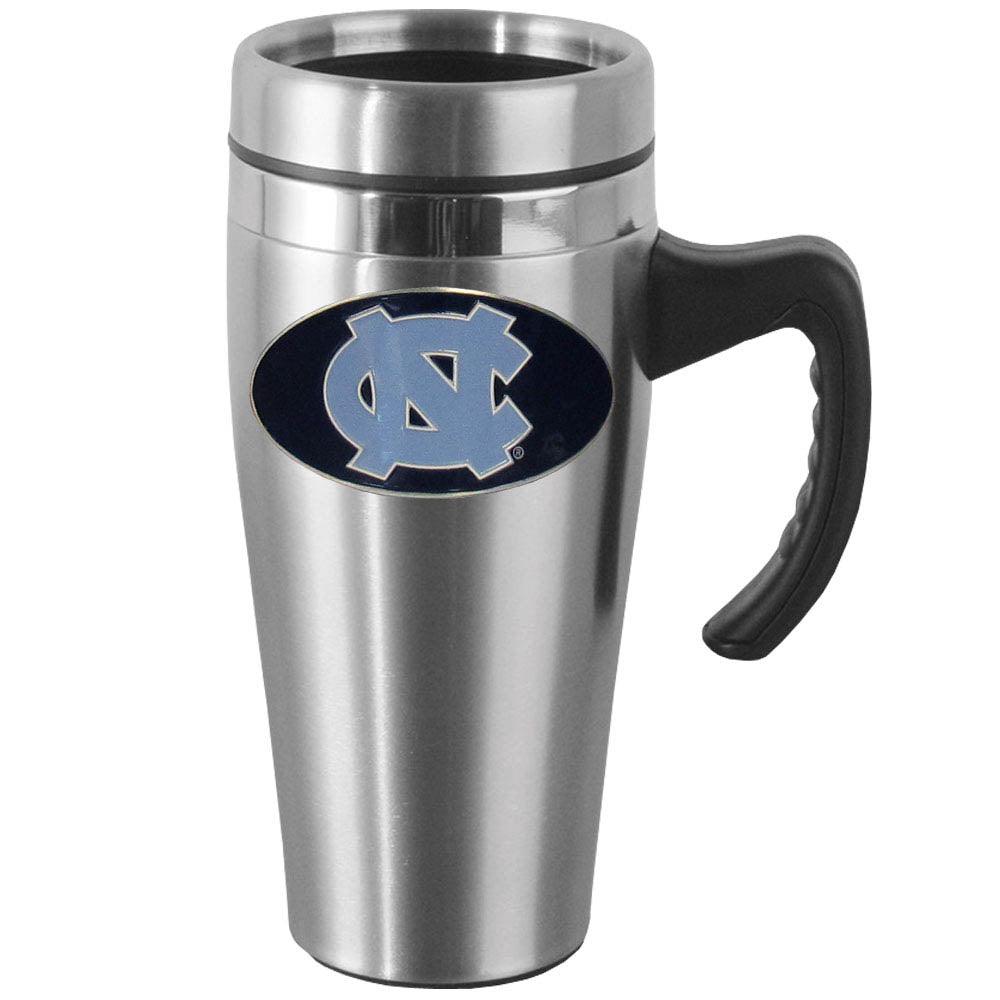 N. Carolina Tar Heels Steel Travel Mug w/Handle - Flyclothing LLC