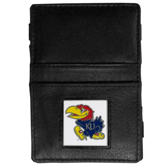 Kansas Jayhawks Leather Jacob's Ladder Wallet - Flyclothing LLC