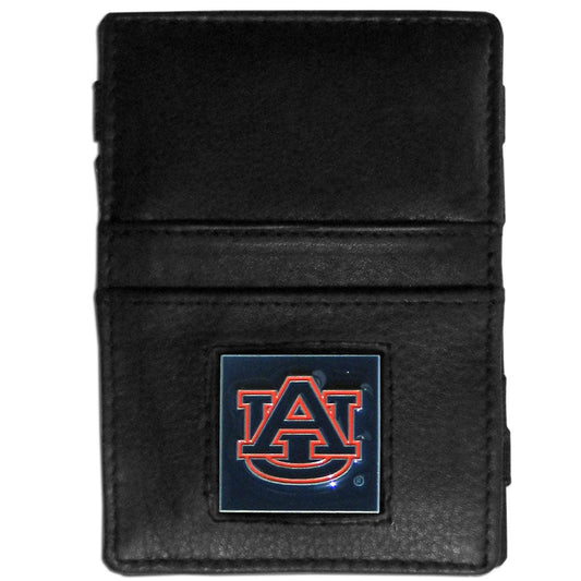 Auburn Tigers Leather Jacob's Ladder Wallet - Siskiyou Buckle