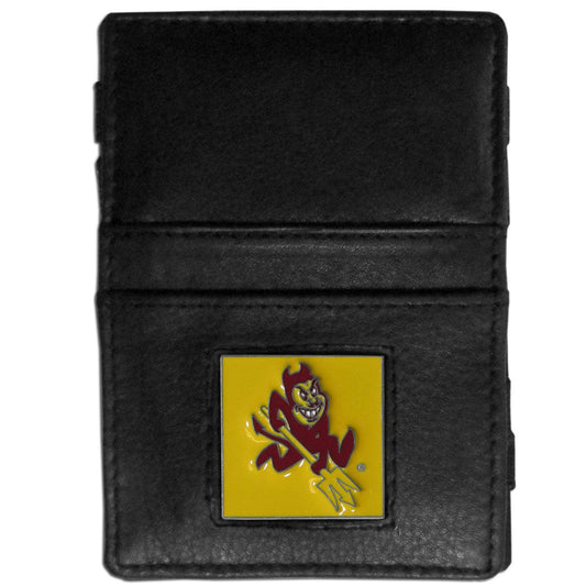 Arizona St. Sun Devils Leather Jacob's Ladder Wallet - Flyclothing LLC