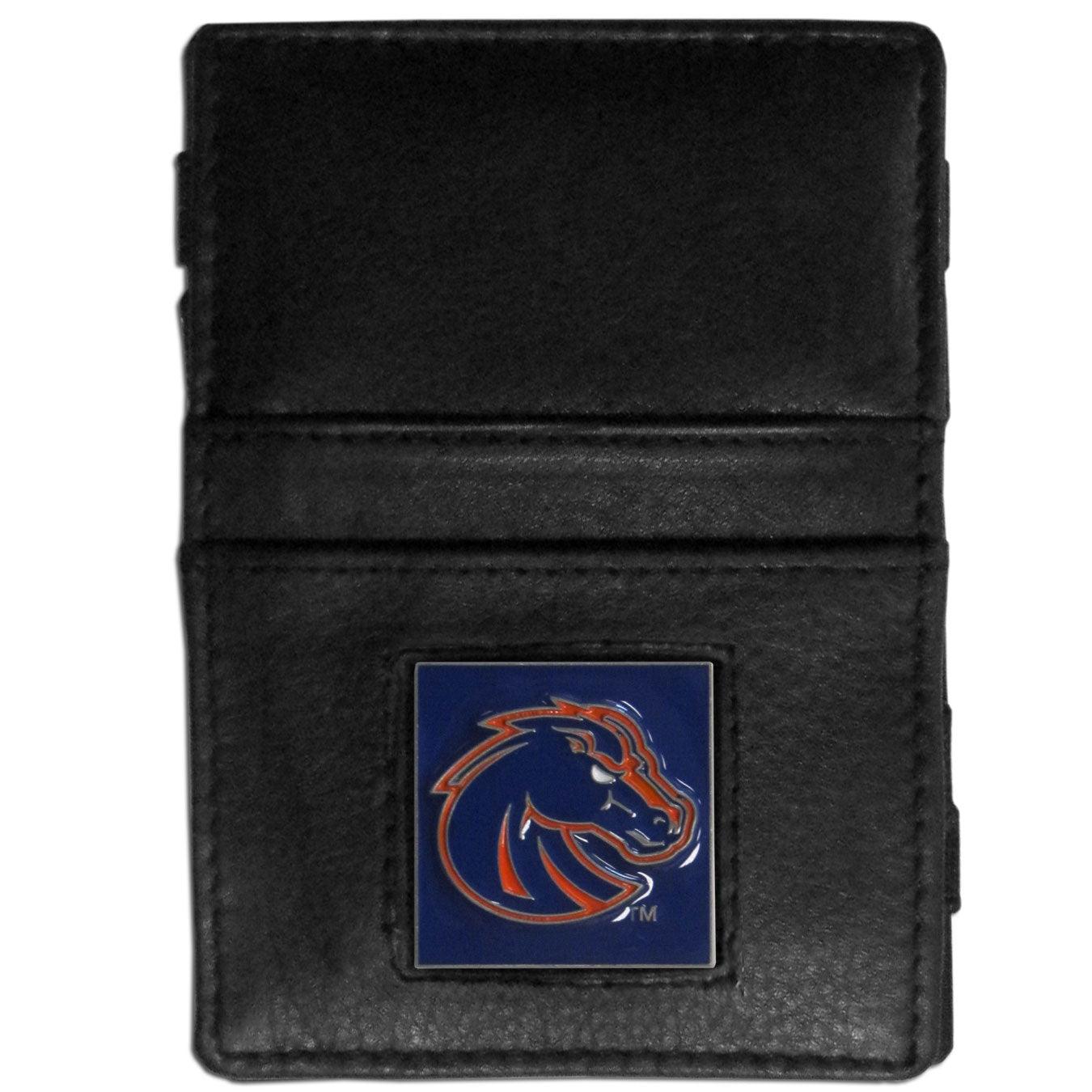 Boise St. Broncos Leather Jacob's Ladder Wallet - Flyclothing LLC