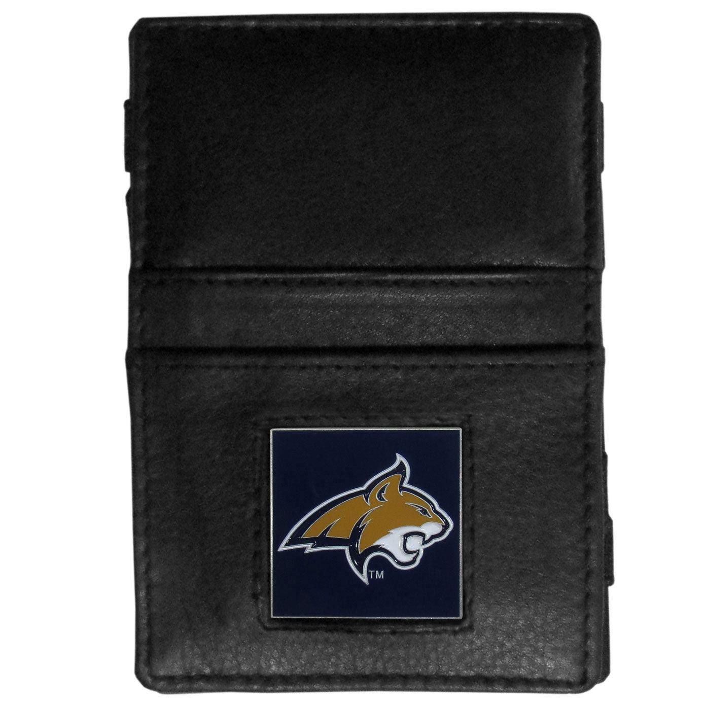 Montana St. Bobcats Leather Jacob's Ladder Wallet - Flyclothing LLC