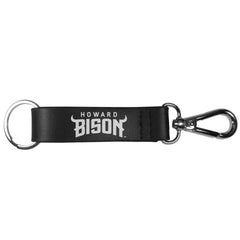 Howard University Bison Black Strap Key Chain - Siskiyou Buckle