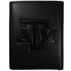 Texas A & M Aggies Embossed Leather Tri-fold Wallet - Flyclothing LLC