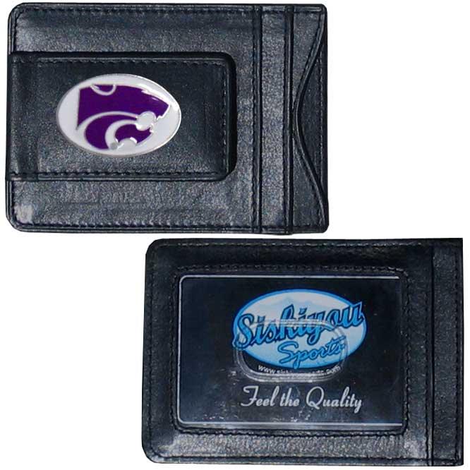Kansas St. Wildcats Leather Cash & Cardholder - Flyclothing LLC