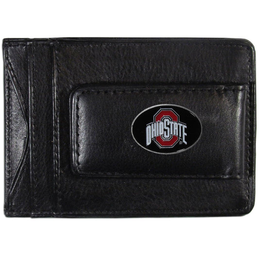 Ohio St. Buckeyes Leather Cash & Cardholder - Siskiyou Buckle