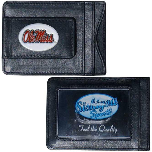 Mississippi Rebels Leather Cash & Cardholder - Flyclothing LLC