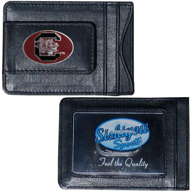 S. Carolina Gamecocks Leather Cash & Cardholder - Flyclothing LLC