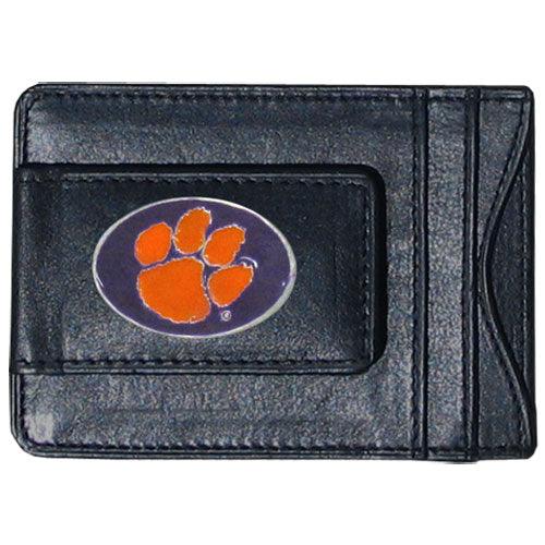 Clemson Tigers Leather Cash & Cardholder - Siskiyou Buckle