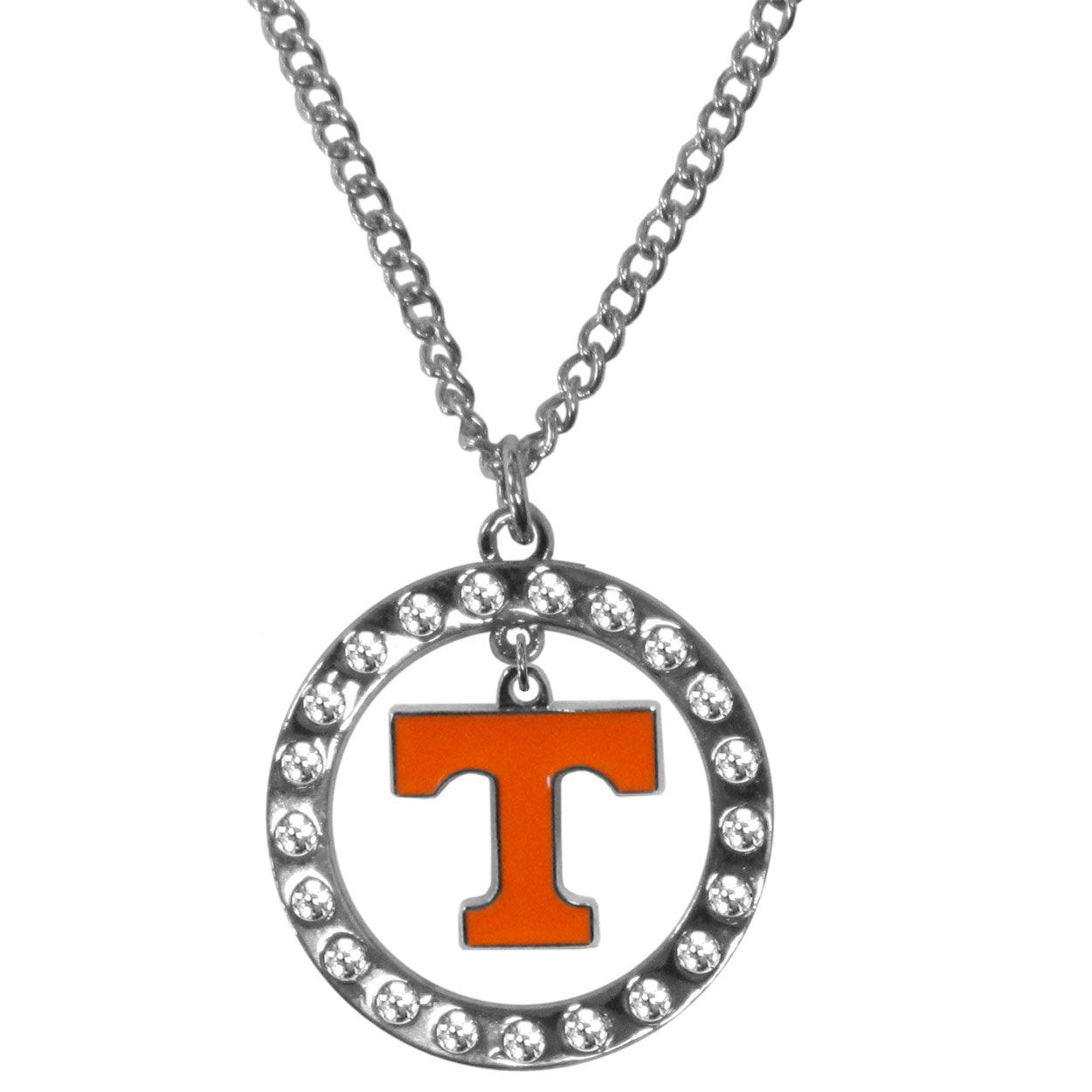 Tennessee Volunteers Rhinestone Hoop Necklaces - Flyclothing LLC