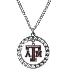 Texas A & M Aggies Rhinestone Hoop Necklaces - Flyclothing LLC