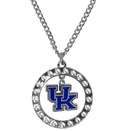 Kentucky Wildcats Rhinestone Hoop Necklaces - Flyclothing LLC