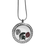 Michigan St. Spartans Locket Necklace - Flyclothing LLC