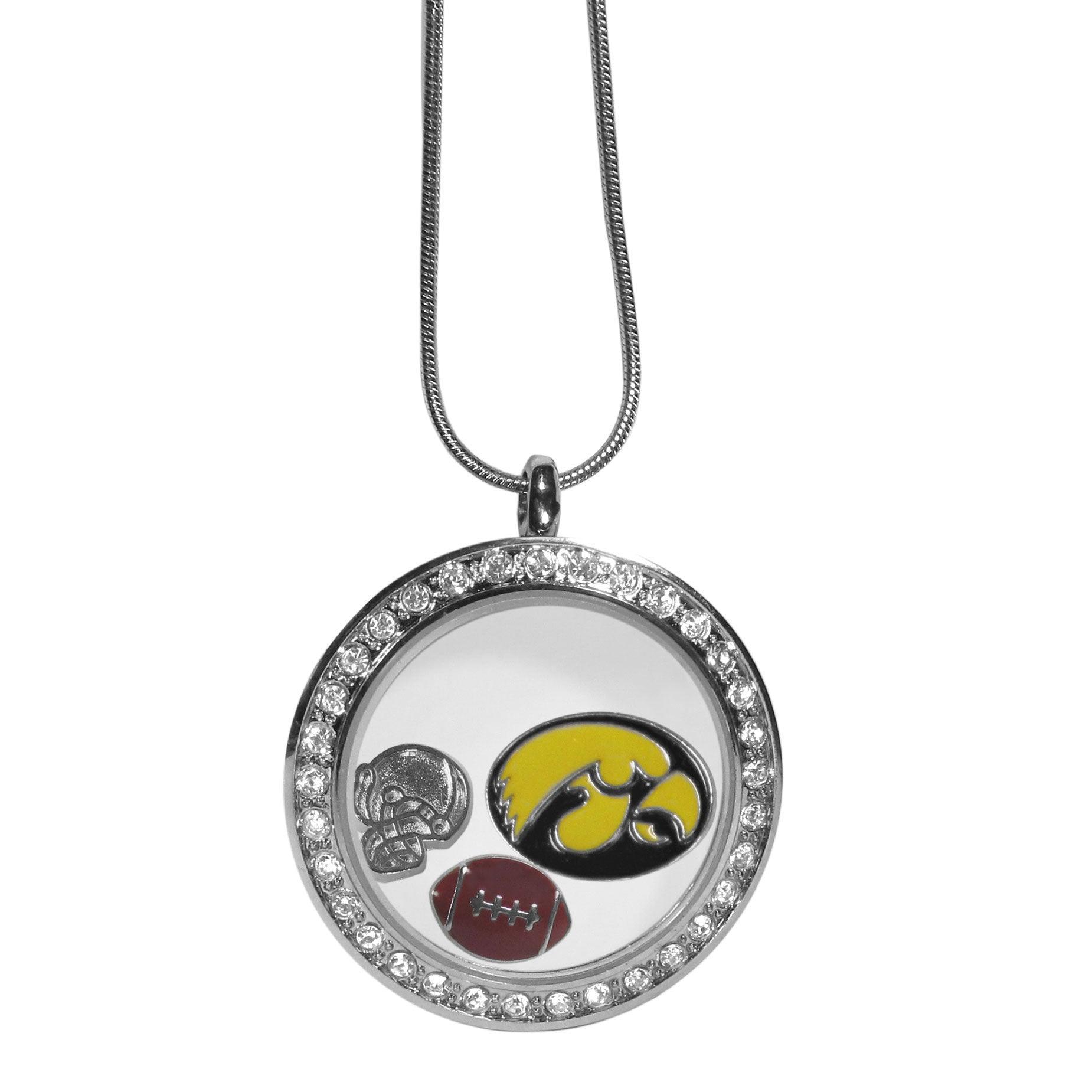 Iowa Hawkeyes Locket Necklace - Flyclothing LLC