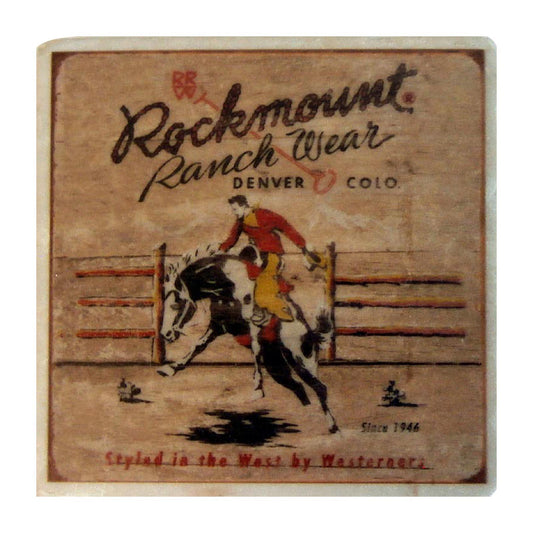 Rockmount Bronc Western Marble Coaster - Flyclothing LLC