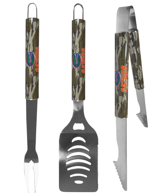 Florida Gators 3 pc BBQ Set w/Mossy Oak Camo - Flyclothing LLC