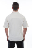 Scully IVORY S/S MEN'S CONTRAST STITCH SHIRT - Flyclothing LLC