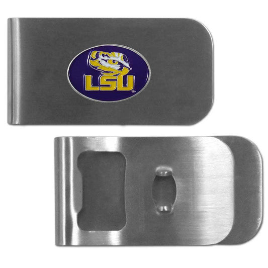 LSU Tigers Bottle Opener Money Clip - Flyclothing LLC