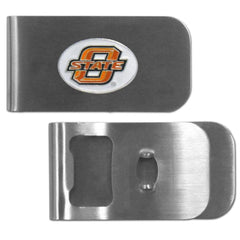 Oklahoma State Cowboys Bottle Opener Money Clip - Siskiyou Buckle