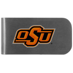 Oklahoma St. Cowboys Logo Bottle Opener Money Clip - Siskiyou Buckle