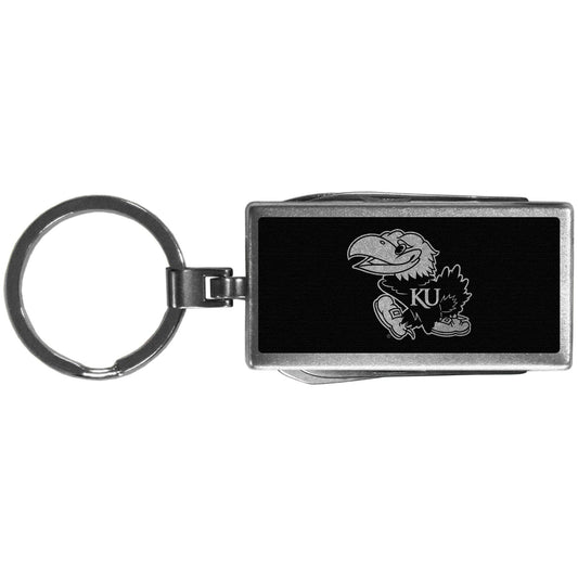 Kansas Jayhawks Multi-tool Key Chain, Black - Flyclothing LLC