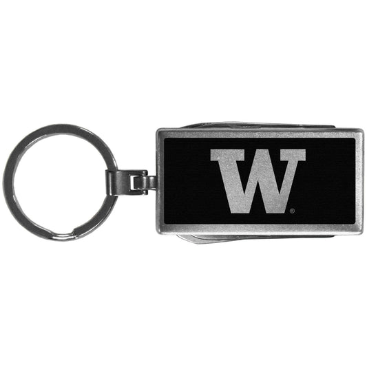 Washington Huskies Multi-tool Key Chain, Black - Flyclothing LLC