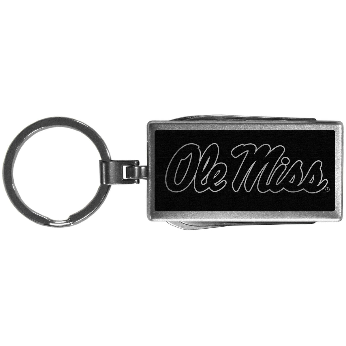 Mississippi Rebels Multi-tool Key Chain, Black - Flyclothing LLC