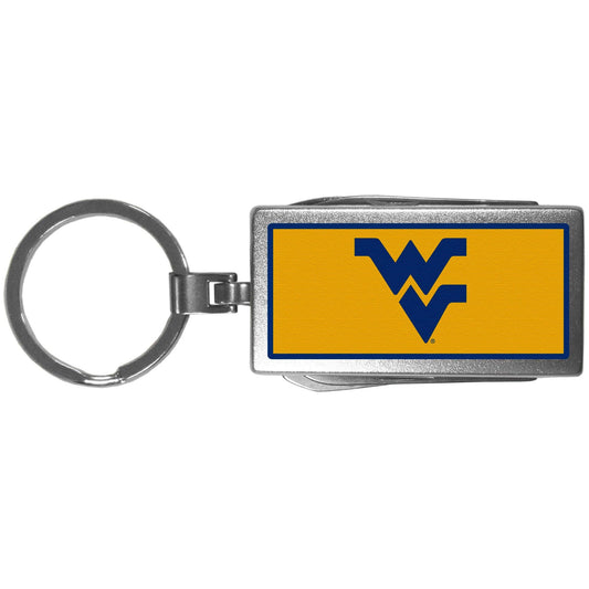 W. Virginia Mountaineers Multi-tool Key Chain, Logo - Flyclothing LLC