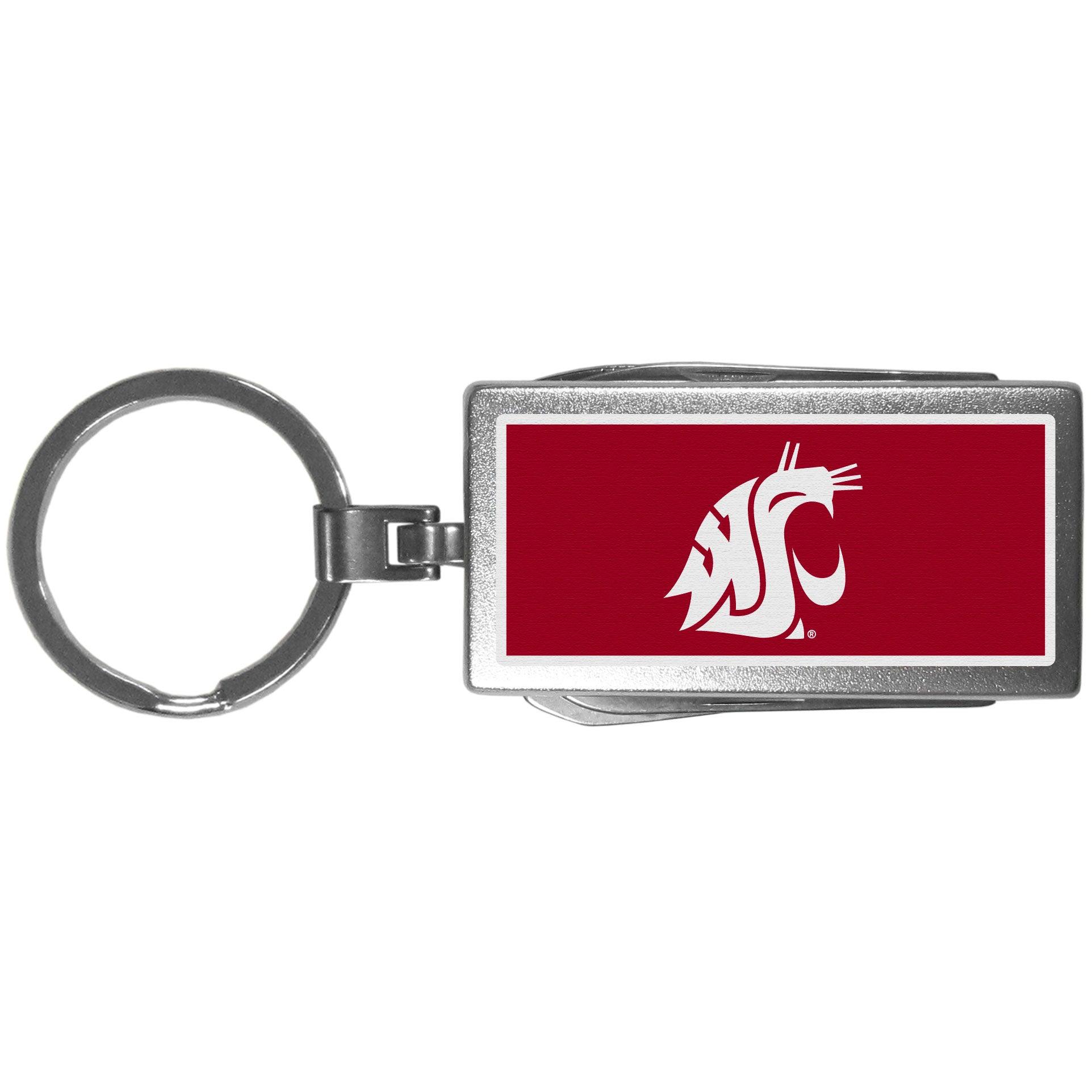 Washington St. Cougars Multi-tool Key Chain, Logo - Flyclothing LLC